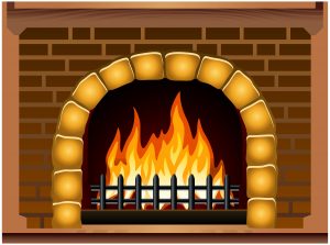 Fireplace drawing